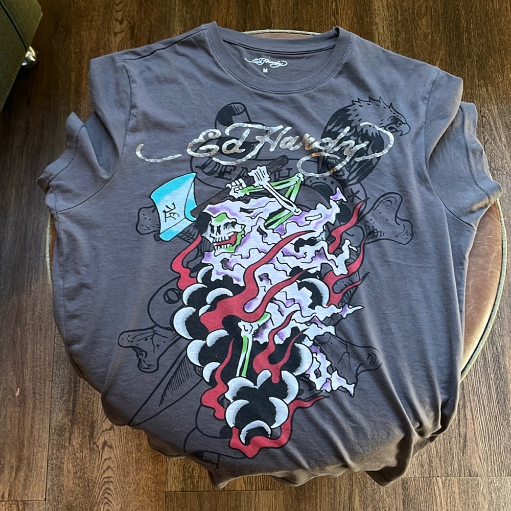 ED. HARDY GOUL WITH AXE T SHIRT